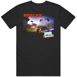 Roblox Jailbreak Poster Video Game Gamer Retro T Shirt
