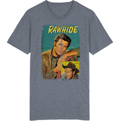 Rawhide 60s Tv Series Show Worn Look Vintage Unisex Retro T Shirt Rawhide 60s Tv Series Show Worn Look Vintage Unisex Retro T Shirt