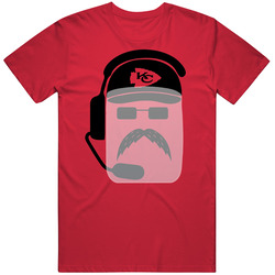 Andy Reid Face Shield Mask Kansas Football Retro T Shirt