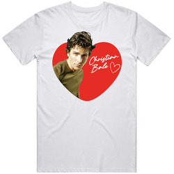 Christian Bale 90s Movie Tv Stars Heartthrob Fan Retro T Shirt