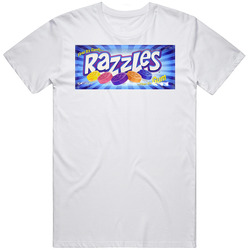 Razzles Candy Gum Wrapper Foodie Food Retro T Shirt Razzles Candy Gum Wrapper Foodie Food Retro T Shirt
