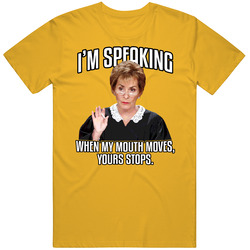 Judge Judy I'm Speaking Retro T Shirt