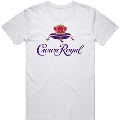 Crown Royal Superior Quality Canadian Whisky Alcohol Lovers Retro T Shirt
