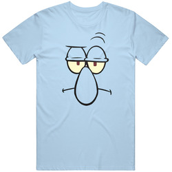 Squidward Face Halloween Costume Retro T Shirt