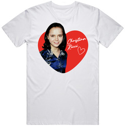 Christina Ricci 90s Movie Tv Stars Heartthrob Fan Retro T Shirt