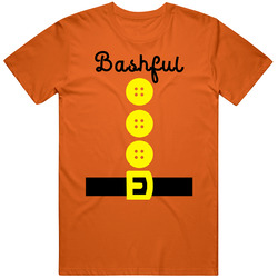 Bashful Snow White And The Seven Dwarfs Halloween Costume Retro T Shirt