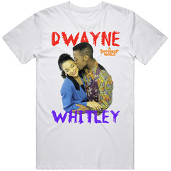 Dwayne And Whitley A Different World Tv Show Sitcom Fan retro T Shirt