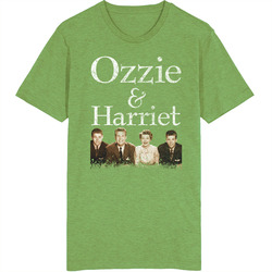 Ozzie And Harriet Retro 50s Tv Show Poster Vintage Unisex retro T Shirt