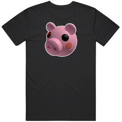 Roblox Piggy Big Head Video Game Gamer retro T Shirt