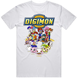 Digimon Digital Monsters Characters Tv Show Cartoon retro T Shirt
