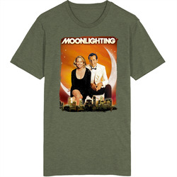 Moonlighting 80s Tv Series Show Worn Look Vintage Unisex retro T Shirt
