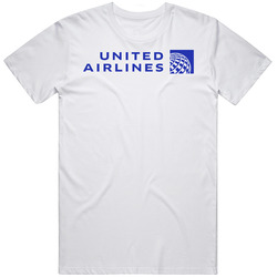 United Airlines Logo Travel Pilot Wanderlust retro T Shirt