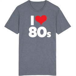 I Love Heart The 80s Retro retro T Shirt