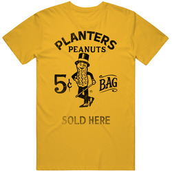 Planters Peanuts 5 Cent Sold Here retro T Shirt