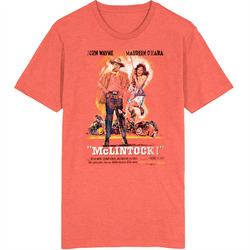 Mclintock 60s Western Movie Worn Look Vintage Unisex retro T Shirt