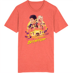 Baywatch 80s Tv Series Show Worn Look Vintage Unisex retro T Shirt Baywatch 80s Tv Series Show Worn Look Vintage Unisex retro T Shirt
