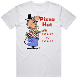 Pizza Hut Coast To Coast Vintage Retro Poster Food Foodie Fan retro T Shirt