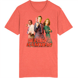 Sledge Hammer 80s Tv Series Show Worn Look Vintage Unisex retro T Shirt Sledge Hammer 80s Tv Series Show Worn Look Vintage Unisex retro T Shirt