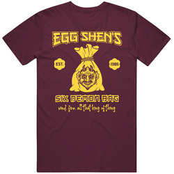 Egg Shen's Six Demon Bag Big Trouble In Little China 80s Action Movie Fan retro T Shirt