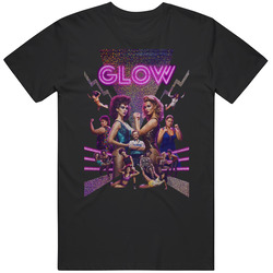 Glow Netflix Tv Show Poster Grunge Look retro T Shirt Glow Netflix Tv Show Poster Grunge Look retro T Shirt