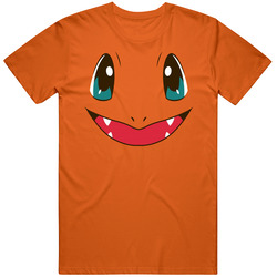 Charmander Face Pokemon Fan retro T Shirt Charmander Face Pokemon Fan retro T Shirt