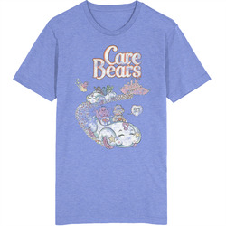 Care Bears Car Sky Castle Worn Look Vintage Unisex retro T Shirt