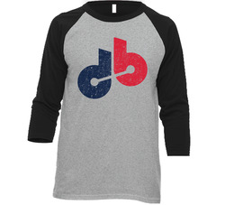 Denver Bears Retro Vintage Baseball Raglan retro Raglan 3/4 Sleeve Shirt
