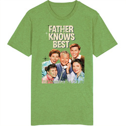 Father Knows Best Retro 50s Tv Show Poster Vintage Unisex Retro T Shirt Father Knows Best Retro 50s Tv Show Poster Vintage Unisex Retro T Shirt