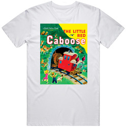 The Little Red Caboose Classic Children's Storybook Cover Retro T Shirt