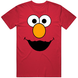 Elmo Sesame Street Halloween Face Retro T Shirt