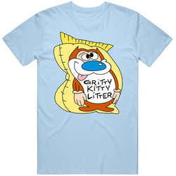The Ren And Stimpy Show Gritty Kitty Litter Retro T Shirt The Ren And Stimpy Show Gritty Kitty Litter Retro T Shirt