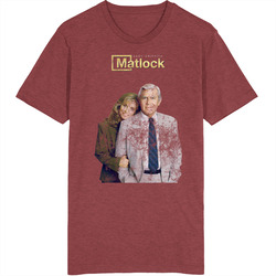 Matlock 80s Tv Series Show Worn Look Vintage Unisex Retro T Shirt