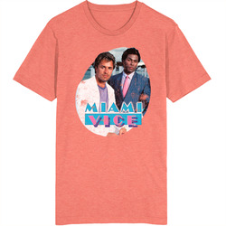 Miami Vice Retro Distressed Tv Show Retro T Shirt