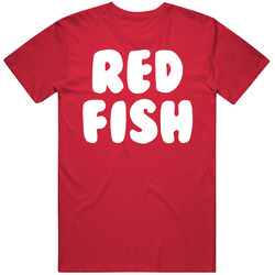 Red Fish Halloween Costume Set Retro T Shirt