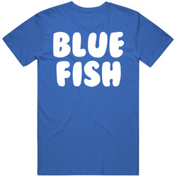 Blue Fish Halloween Costume Set Retro T Shirt