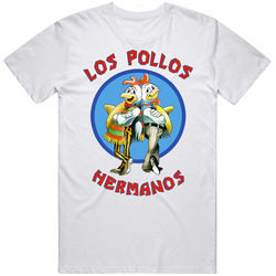 Los Pollos Hermanos Breaking Bad Chicken Franchise Fictional Restaurant Logo Retro T Shirt
