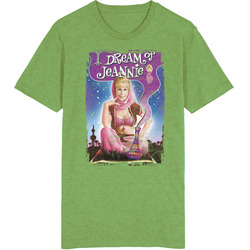 I Dream Of Jeannie 60s Tv Series Show Worn Look Vintage Unisex Retro T Shirt