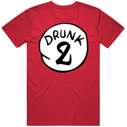 Drunk 2 Funny Halloween Costume Retro T Shirt