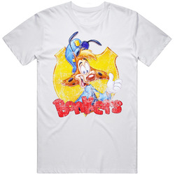 Bonkers D Bobcat Shield 90s Kids Tv Show Cartoon Worn Look Retro T Shirt Bonkers D Bobcat Shield 90s Kids Tv Show Cartoon Worn Look Retro T Shirt