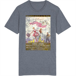 The Sound Of Music 60s Kids Movies Worn Look Vintage Unisex Retro T Shirt