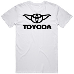 Toyoda Star Wars Yoda Car Logo Mashup Parody Retro T Shirt