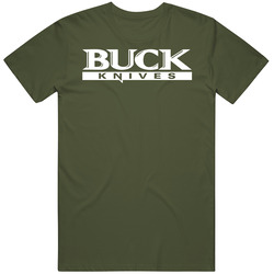 Buck Blades Knives Outdoors Cooking Chef Hunting Fan Retro T Shirt