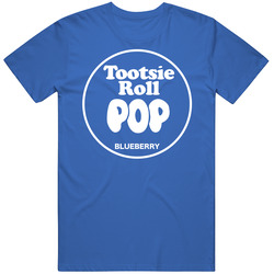 Blueberry Tootsie Roll Pop Funny Halloween Retro T Shirt