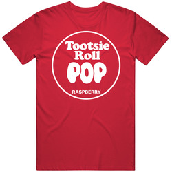 Raspberry Tootsie Roll Pop Funny Halloween Retro T Shirt