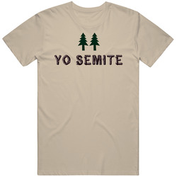 Yo Semite Trump Mispronounces Yosemite Funny Retro T Shirt