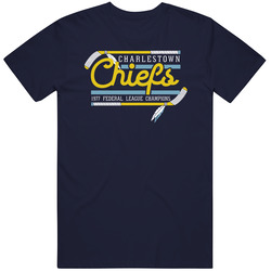 Charlestown Chiefs 1977 Federal League Champions Slap Shot Movie Lover Retro T Shirt