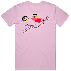 The Pink Panther Show Character Face Fan Retro T Shirt
