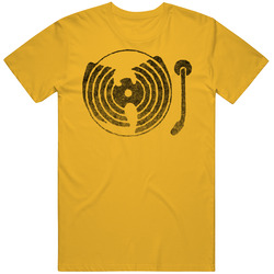 Wu Tang Lp Record Player Retro T Shirt