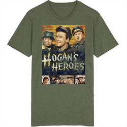 Hogan's Heroes 60s Tv Series Show Worn Look Vintage Unisex Retro T Shirt Hogan's Heroes 60s Tv Series Show Worn Look Vintage Unisex Retro T Shirt