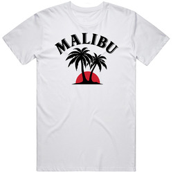 Malibu Rum Logo Retro T Shirt